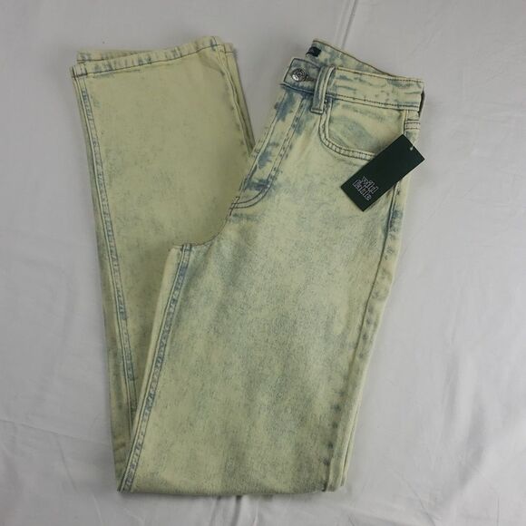 Wild Fable Women's 00 Light Green Acid Wash Jeans - Picture 3 of 16